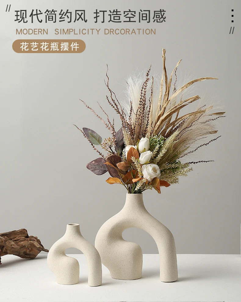 Modern Simple Ceramic Vase Decorations, Living Room TV Cabinet Decorations, Bedroom Entrance Creative Decorations, Handicrafts