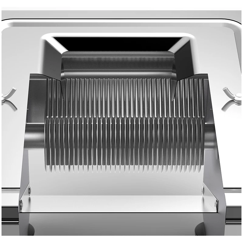 Commercial Electric Meat Slicer Cutter Stainless Steel Automatic Vegetable Cutting Grinder Machine Minced Meat Mincer EU US Plug 5