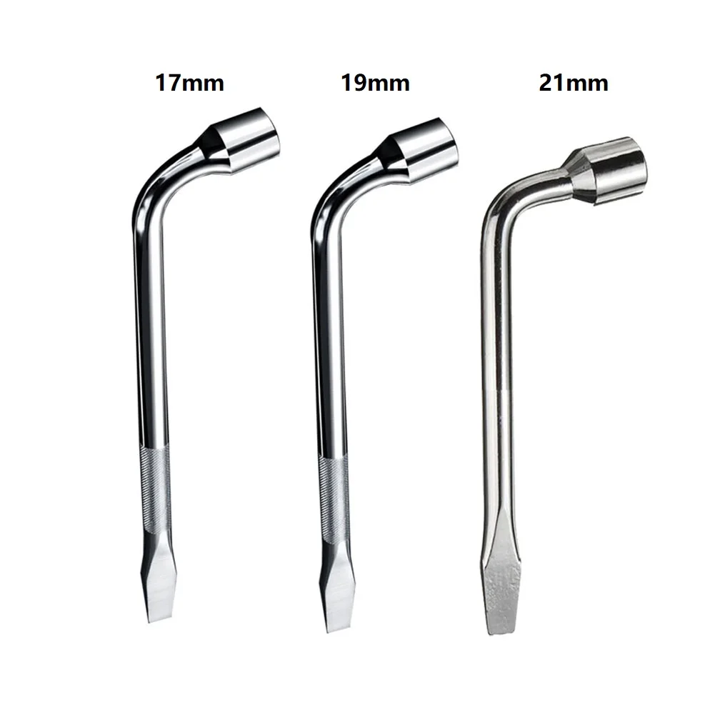 Llave de tuerca de rueda para rueda de coche, llave de tubo de tuerca de  rueda de 17mm, 6 puntos y apretar para quitar tuercas de rueda, 1 unidad -  AliExpress