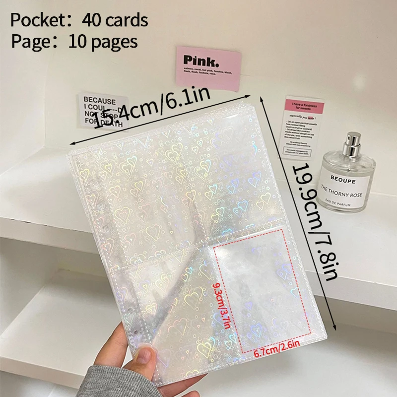 thumbnail image 1 of Máquina encuadernadora de tarjetas fotográficas Kpop, libro de colección de tarjetas de hojas sueltas, carpeta de tarjetas con forma de mariposa, protector de imágenes de ídolos, 1 of 5