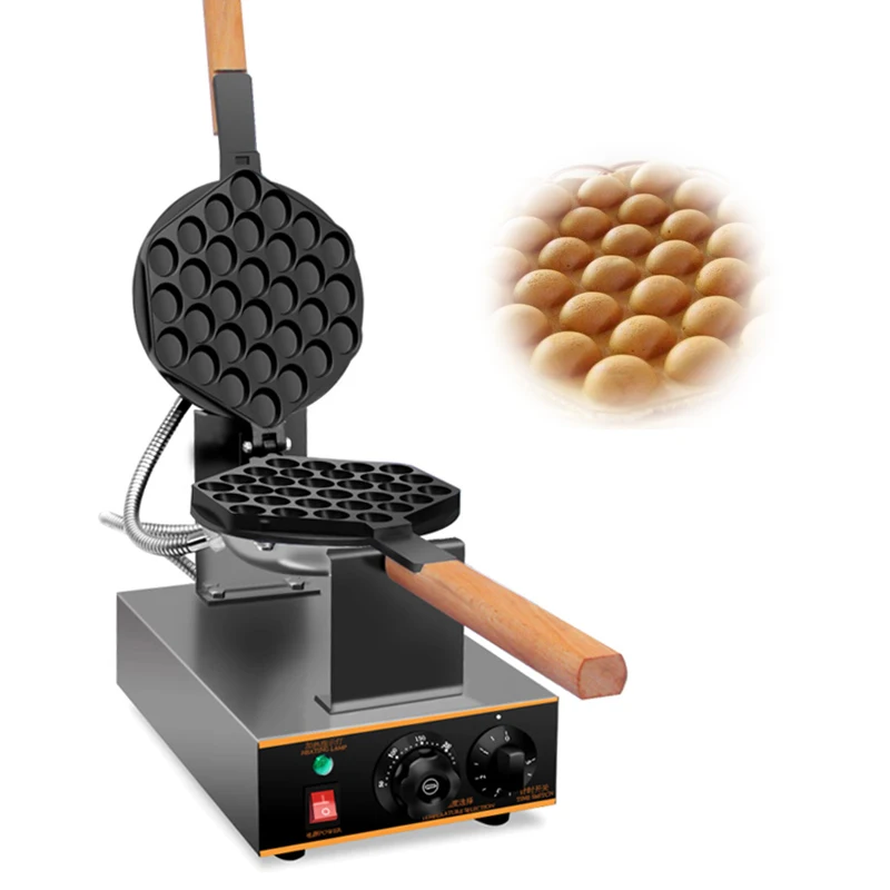 

Commercial Electric 110V /220V Non-stick pan egg bubble waffle maker Eggettes puff cake iron maker machine bubble egg cake oven