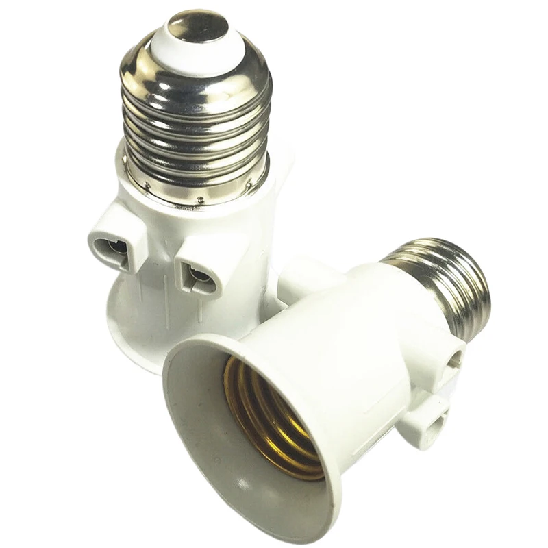 Description Picture 4 of item1pc EU to E27 LED Bulb Adapter Light Socket Used Into 2-pin Plug For Home Studio Photographic Bulb Adapter AC100-240V