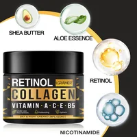 Crème pour le visage au collagène rétinol pour hommes, soin hydratant, éclaircissant, rides lisses, raffermissant, soins pour la peau 4