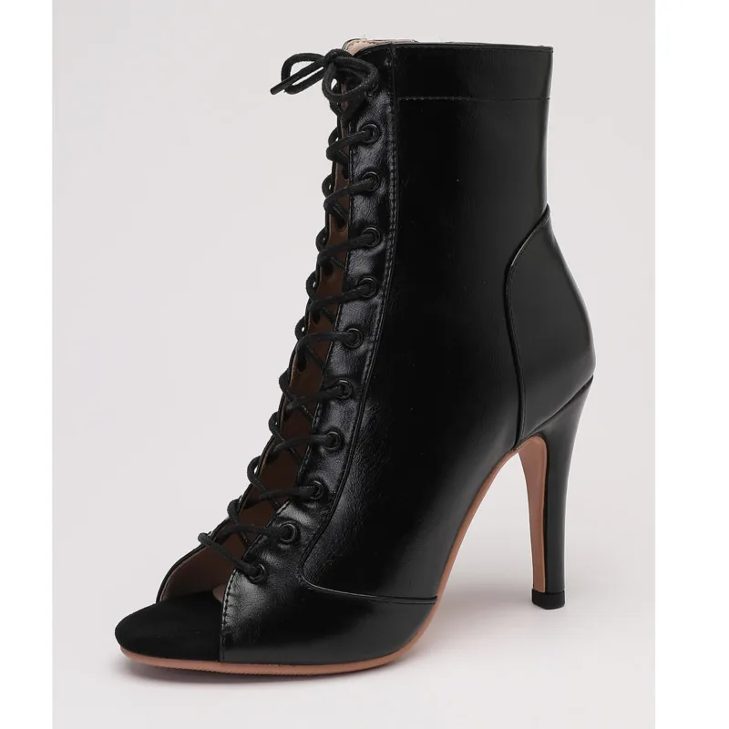 High Quality Party Stilettos Jazz Dance Ballroom Suede Sole Customizable Latin Dancing Outdoor Sexy Booties Big Size 3