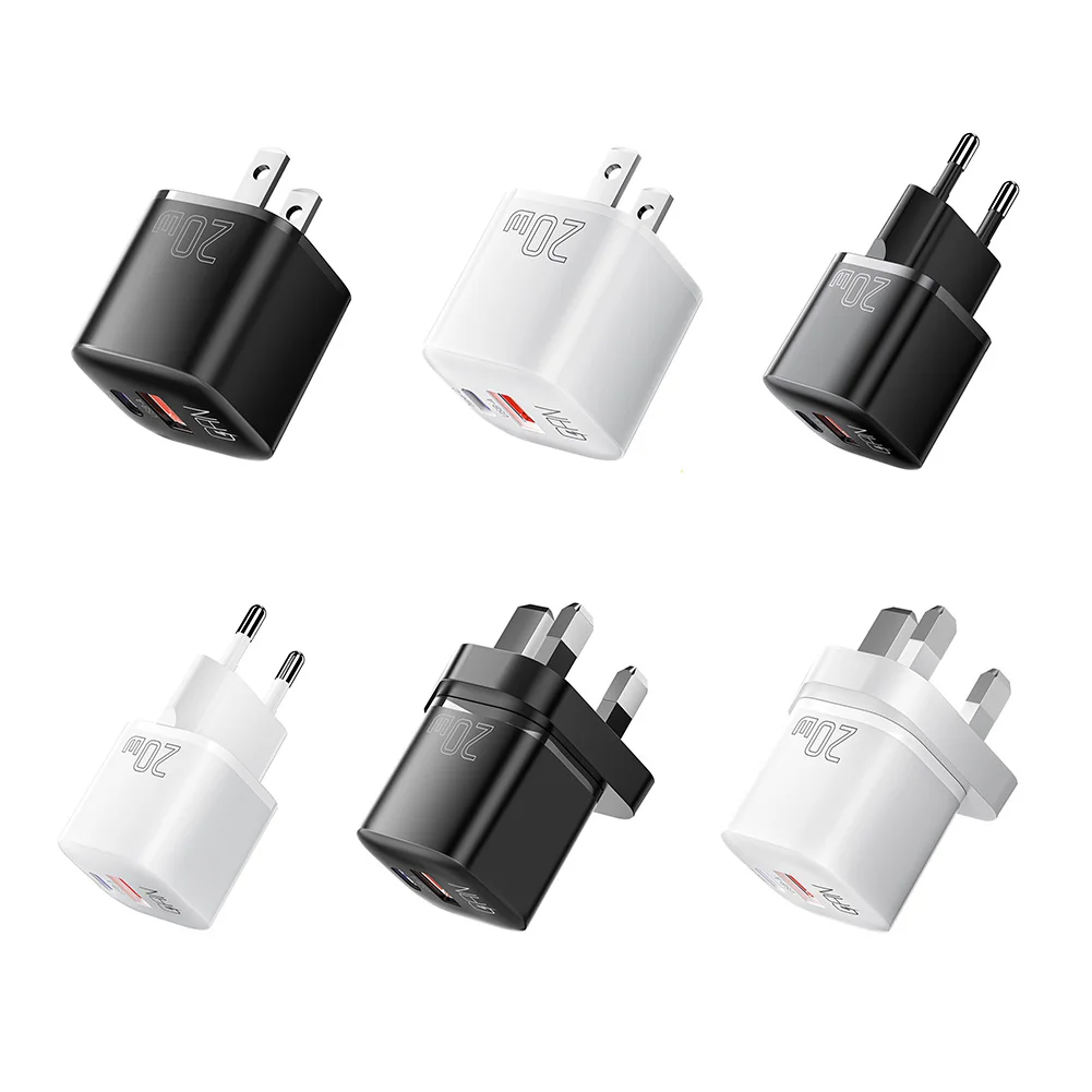 20W GaN USB Type C Dual Port Charger