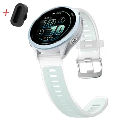 Sport Band with Transparent Two - Tone Silicone Strap, 20mm/22mm - 20mm (White)