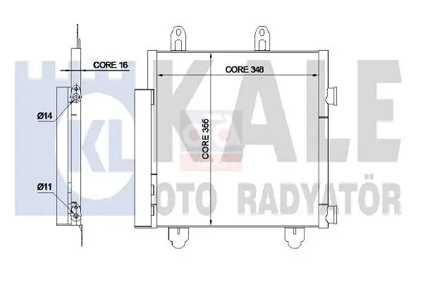 

Store code: 345330 for air conditioning radiator (condenser) 14 C1-AYGO