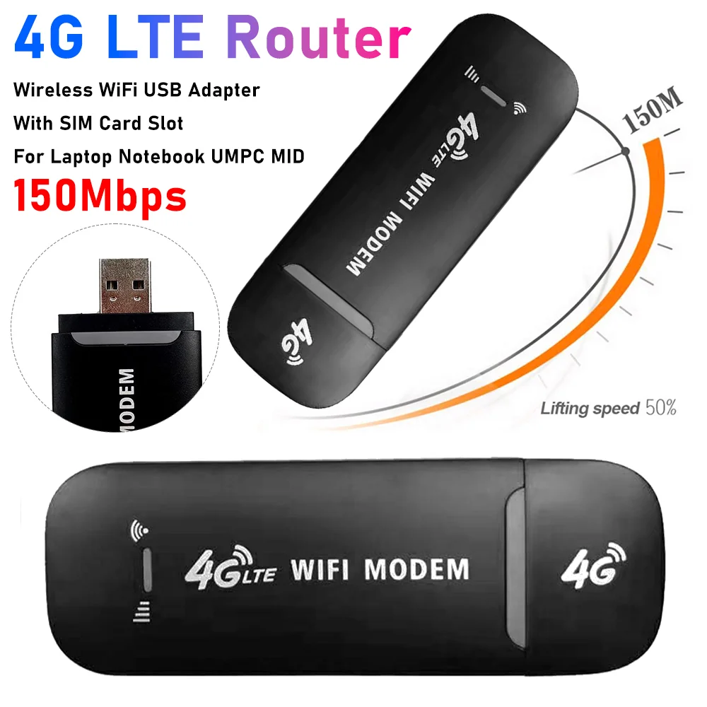 150Mbps 4G LTE Modem Dongle Mobile Wifi Router Home USB Wi-Fi Hotspot Routers For Laptops Notebooks UMPCs MID Devices - 6