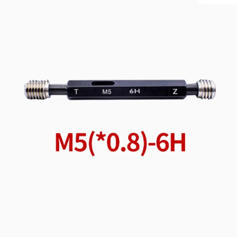 YRFL 1개 스틸 머큐리 게이지 나사 플러그 게이지 M0.8 M1 M2 M3 M4 M5 M6 M8 M10 M12 M14 M16 M18 M20 M24 M27 M30 - M60