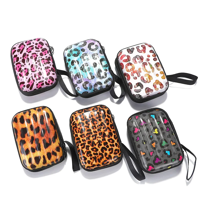 Portamonete Mini Square Zipper Headphone Box Coin Storage Bag Monedero Carteras Portachiavi Portafoglio Funda Llave Key Pouch Portfel