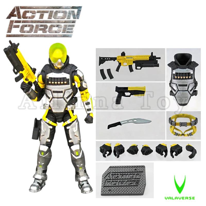 Valaverse Action Force 1/12 6inches Action Figure Wave 1 Steel Brigade  Anime Collection Model For Gift Free Shipping