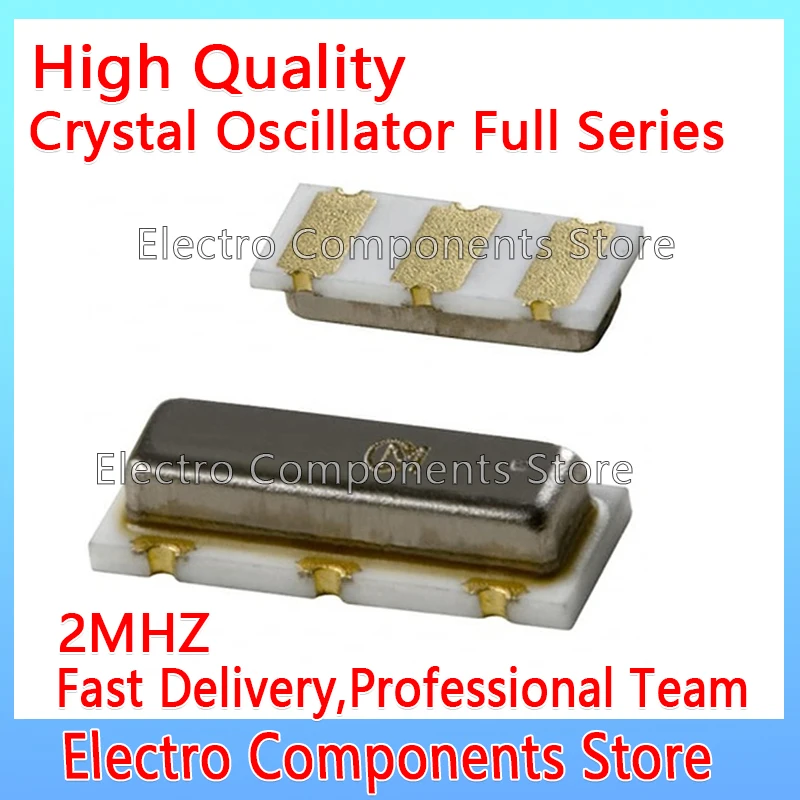 5PCS 수정 발진기 SMD 3P 2M 2MHZ 3*7mm SMD 세라믹 공진기 CSTCC 3Pin 3070