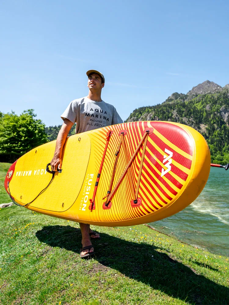 AQUA MARINA NEW FUSION 330*81*15cm inflatable surfboard stand up paddle surfing board water sport sup board ISUP