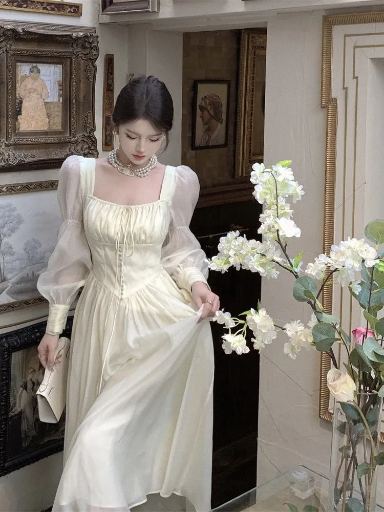 One Piece Dress for Women: The Ultimate Guide to Finding Your Perfect  French Elegant Lantern Sleeve Design