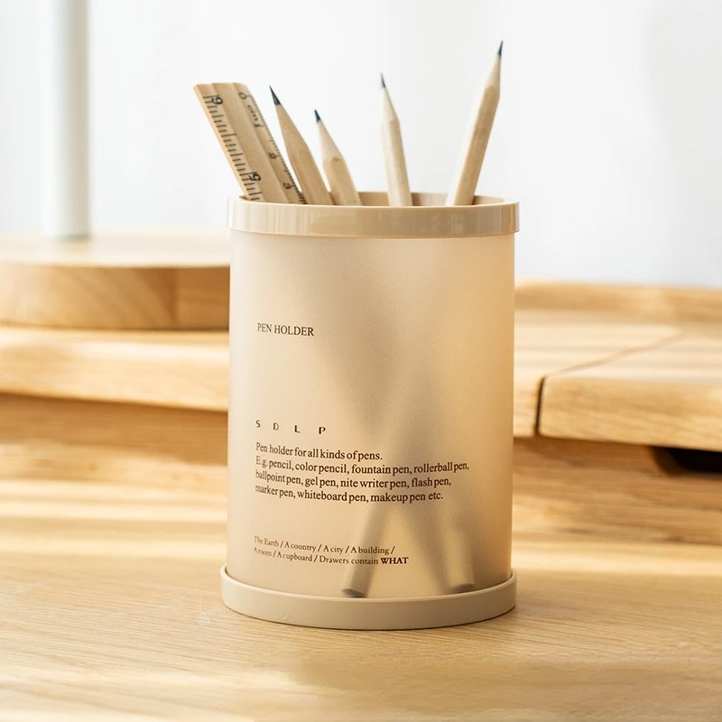 Detachable Desktop Pen Holder Cylindrical DIY Pencil Stand Storage Case Box School Office Stationery Supplies Student Kids Gifts