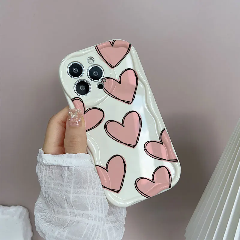 Romantic Love Hearts Phone Case Skin