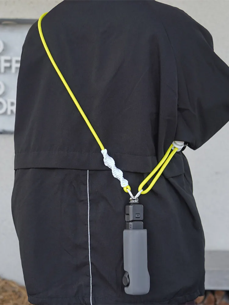 Crossbody Strap with 1/4 Screw Camera Lanyard Anti-Lost Rope for DJI Osmo Pocket 3 for Insta360 X4 Accessories