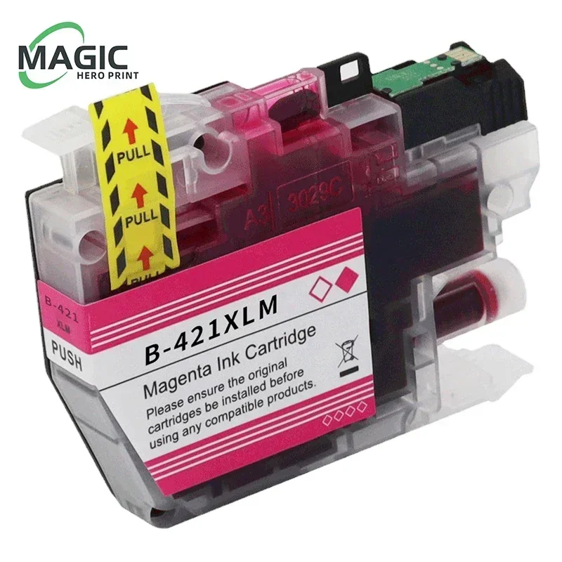 Ink Cartridge Magic Hero High Capacity LC421XL LC421 421XL Compatible For Brother DCP-J1050DW MFC-J1010DW DCP-J1140DW Printer