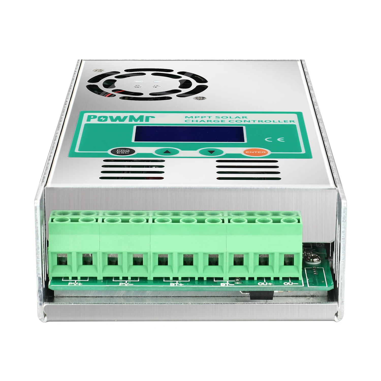 Powmr mpt-ソーラー充電コントローラー,12v,24v,36v,48v,60a,低消費電力,LiFePo4,鉛蓄電池充電レギュレーター
