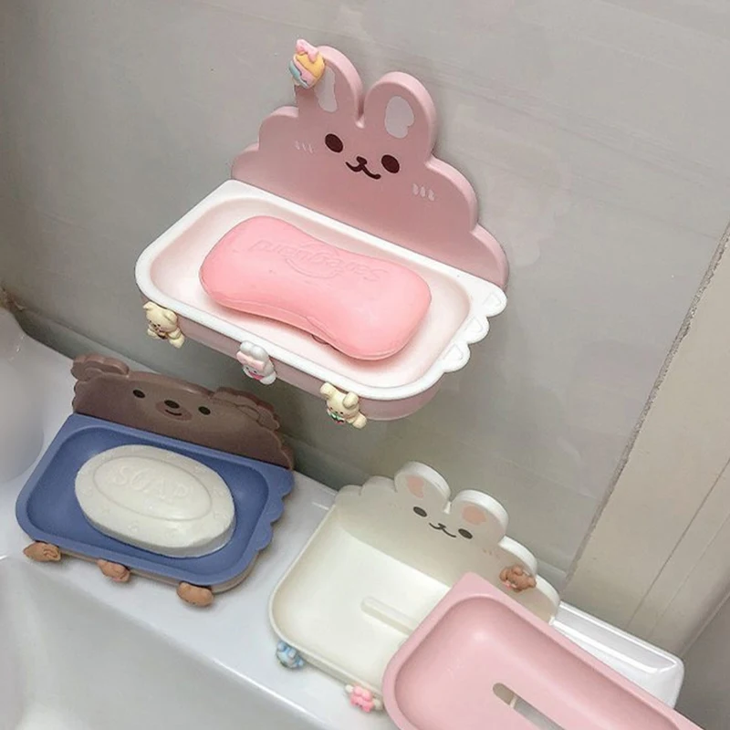 이중 레이어 배수 비누 상자, 견고하고 사용하기 쉬운 욕실 정리함, 휴대용 비누 접시, 비누 상자 보관 랙