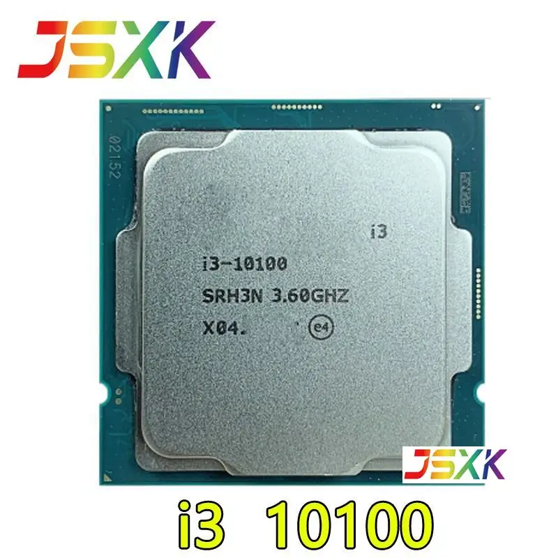 Per Processore Cpu Intel Core I3 10100 3.6Ghz 4-Core 8-Thread L2 = 1M L3 = 6M 65W Lga 1200 Senza Ventola