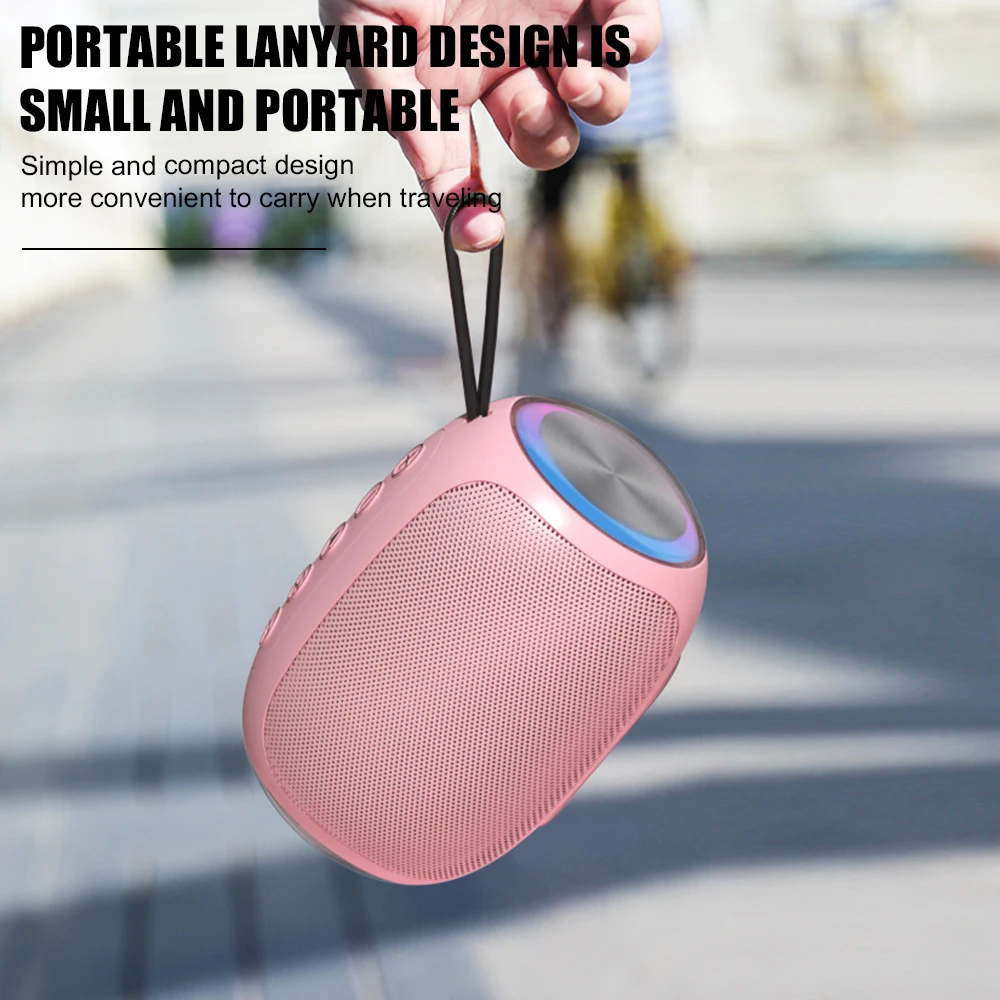 Bluetooth Speaker Portable Wireless Subwoofer Outdoor Support FM Radio TF