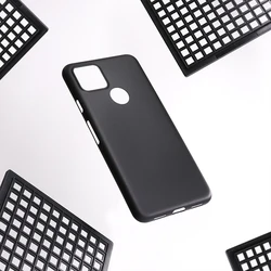LuxGuard Shockproof Transparent Armor Case - Premium Silicone & Hard Acrylic Back for pixel 4a 5G 6.2 (Black x2)