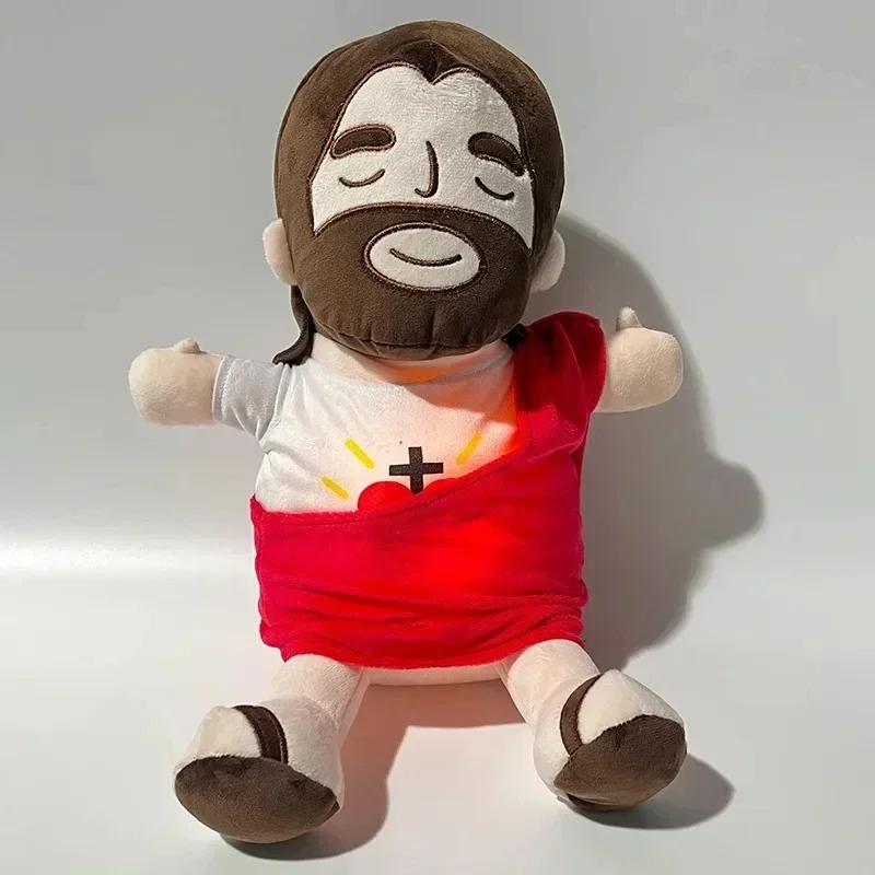 Bambino Gesù in peluche che respira