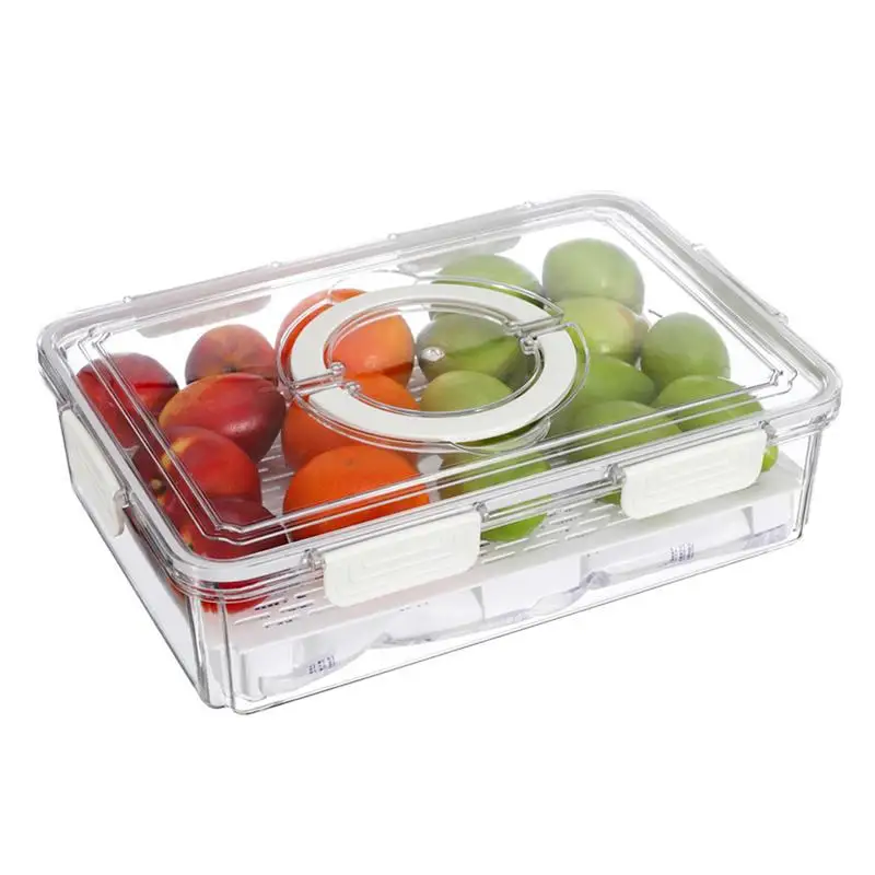 

Food Storage Containers Lunch Box Sugar Cereals Storage rack Fresh Vegetable Fruit Boxes Kitchen Fridge Organizer for Kitchen