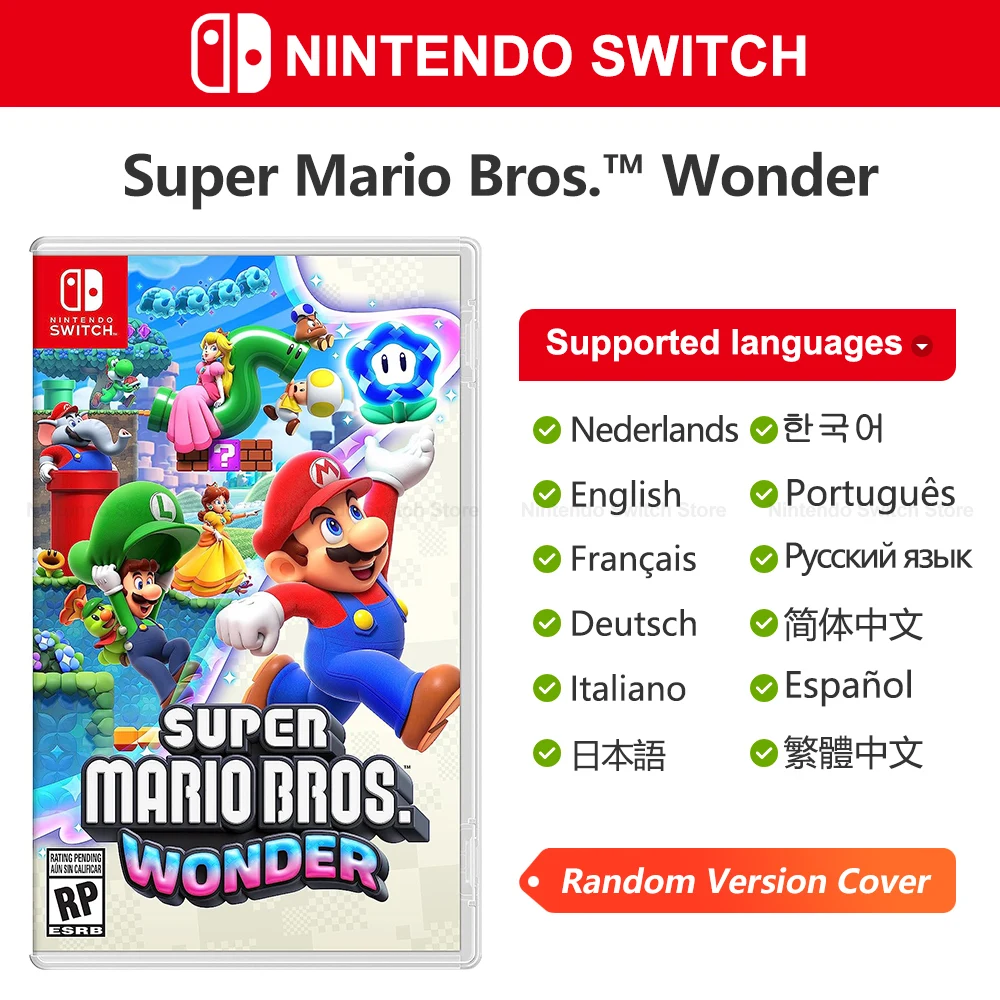 Switch Super Mario Bros Wonder + Magnet [Korean English Multi Language]