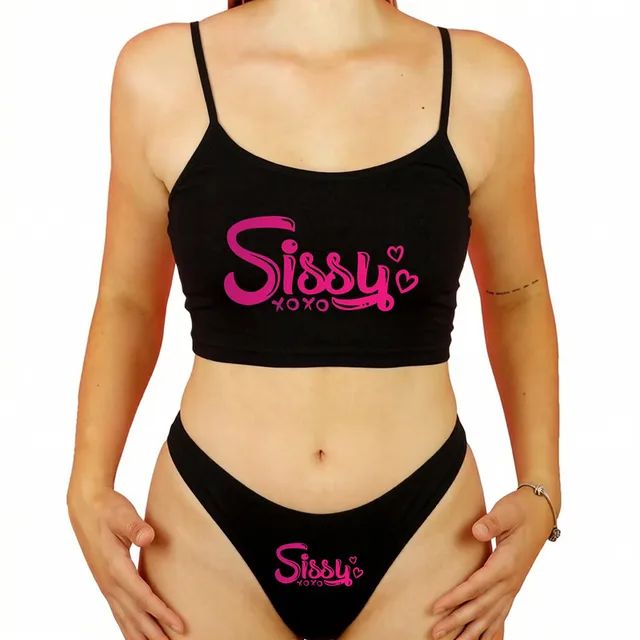Ensemble de sous-vêtements sexy blancs pour femmes : Crop top, débardeur et string – Collection été 1