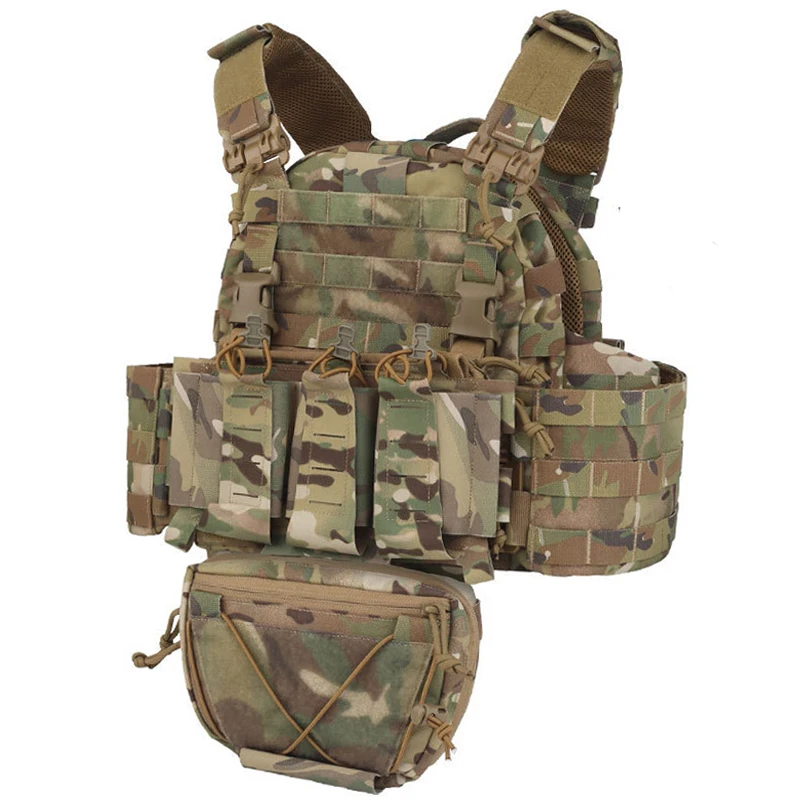 Multi Terrain MultiCam Tactical Vest For Molle System 3 - MOULD KING S91a342bbced04f558d49fe62397707a8N - MOULD KING