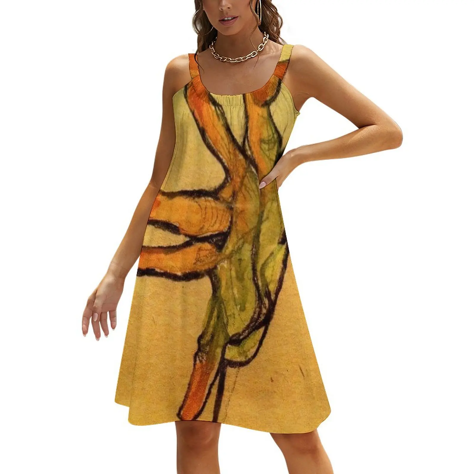 

Egon schieles paintings Egon schiele artwork Egon schiele hand Beach Sling Skirt dress party evening elegant luxury celebrity