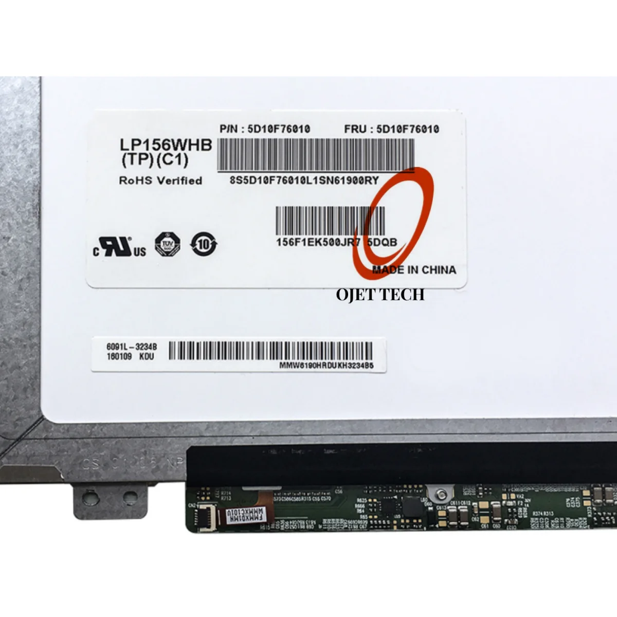 Tela Lcd para Laptop Painel de Exibição 156 Lp156whb-tpc1 Tpa1 Tpb1 Tpd1 Lp156wh3 Tps1 Tpa1 Lp156whu-tpg1 hd 1366x768 - Imagem 3