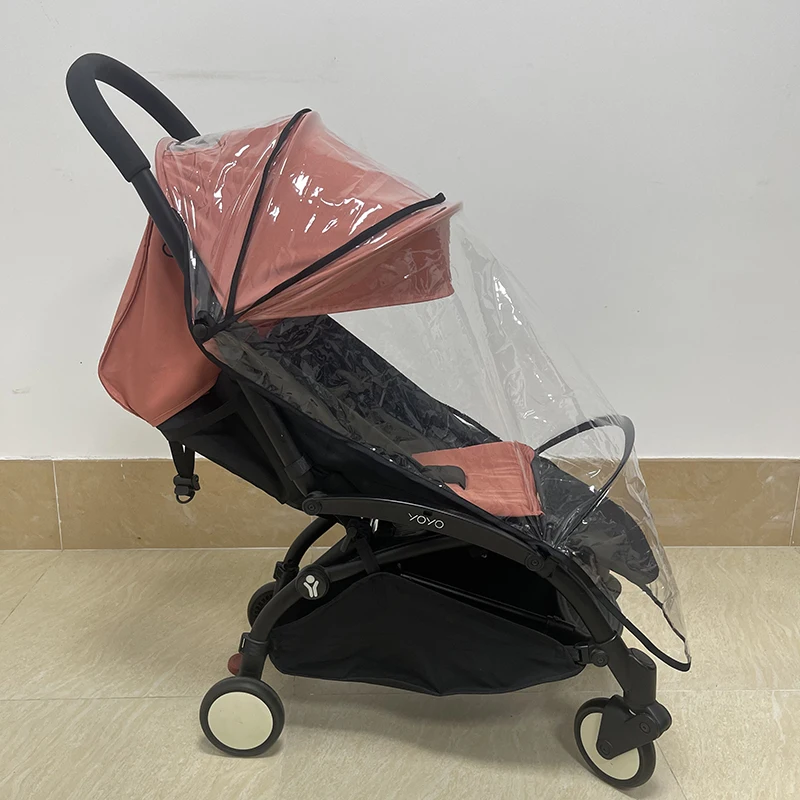 Stroller Rain Cover For YOYO 0+/YOYO 6+ Baby Carrige Rain Coat Safety EVA Material Water Proof 1:1 Design Stroller Accessories stroller accessories stroller rain cover