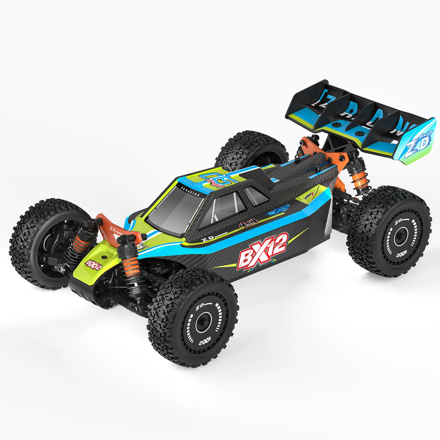 Pack batterie et électronique du ZD Racing BX-12, prêt à rouler pour des pointes à 70-80 km/h