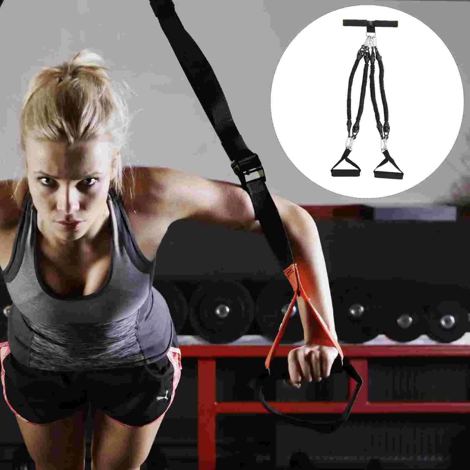 

Педальная Натяжная веревка, подвесной съемник для фитнеса, эластичная лента, оборудование для упражнений