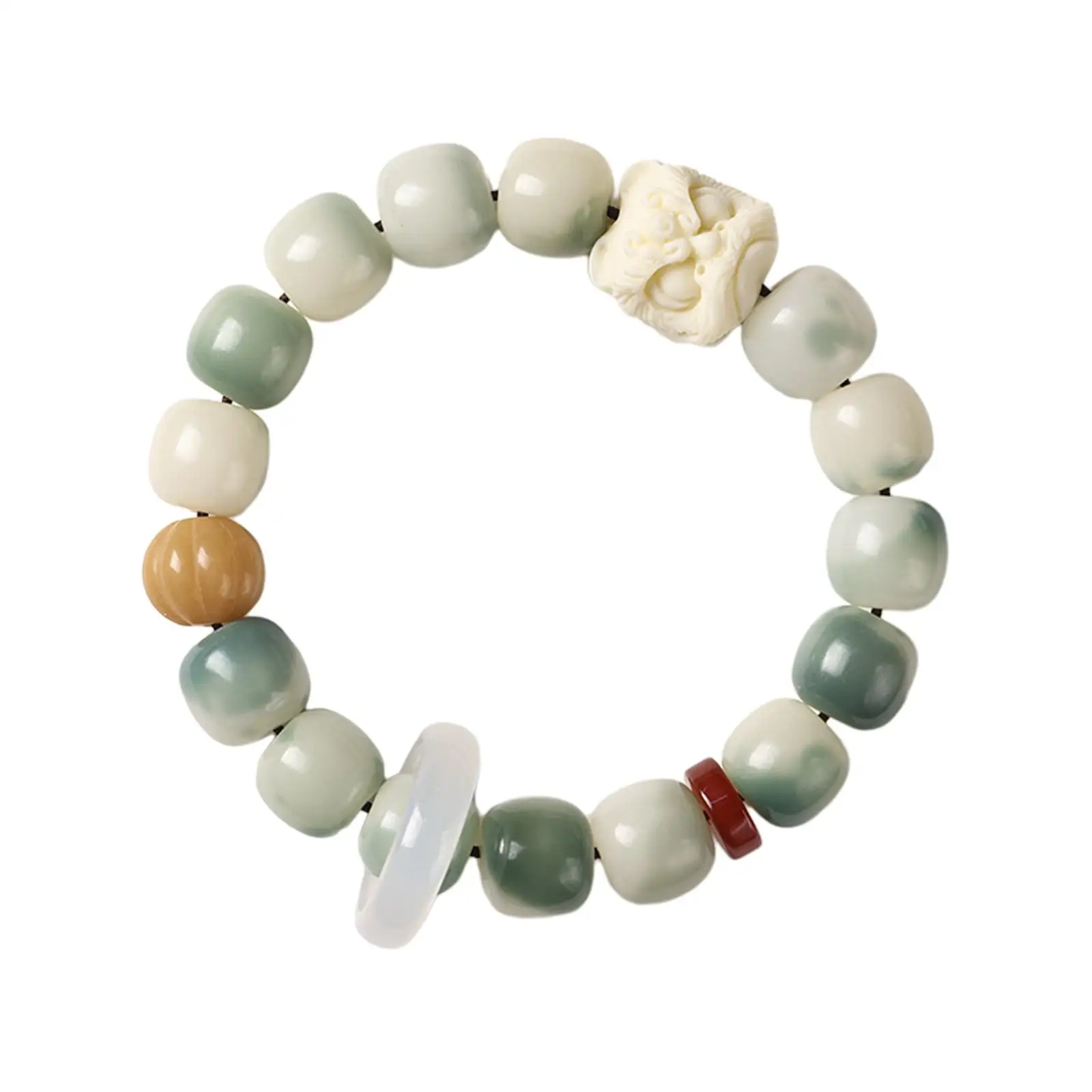 Stone Beads Bracelet Adults Meditation Wringing Finger Bracelet Good Luck Gradient Bracelet Chinese Bracelets Rosary Bracelet