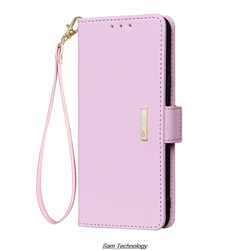 Premium Magnetic Buckle Leather Wallet Case with RFID Blocking - Elegant Flip Cover for Mate 20 Pro (WJT Pink)