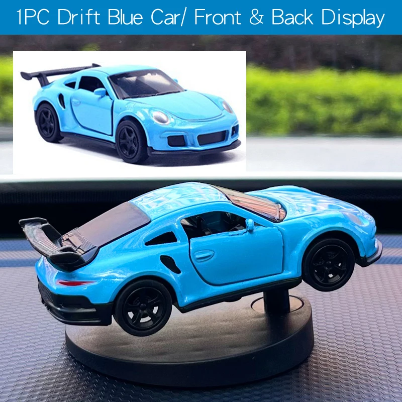 Dynamic Drift Car Dashboard Ornament - Sleek Sports Race Decor
