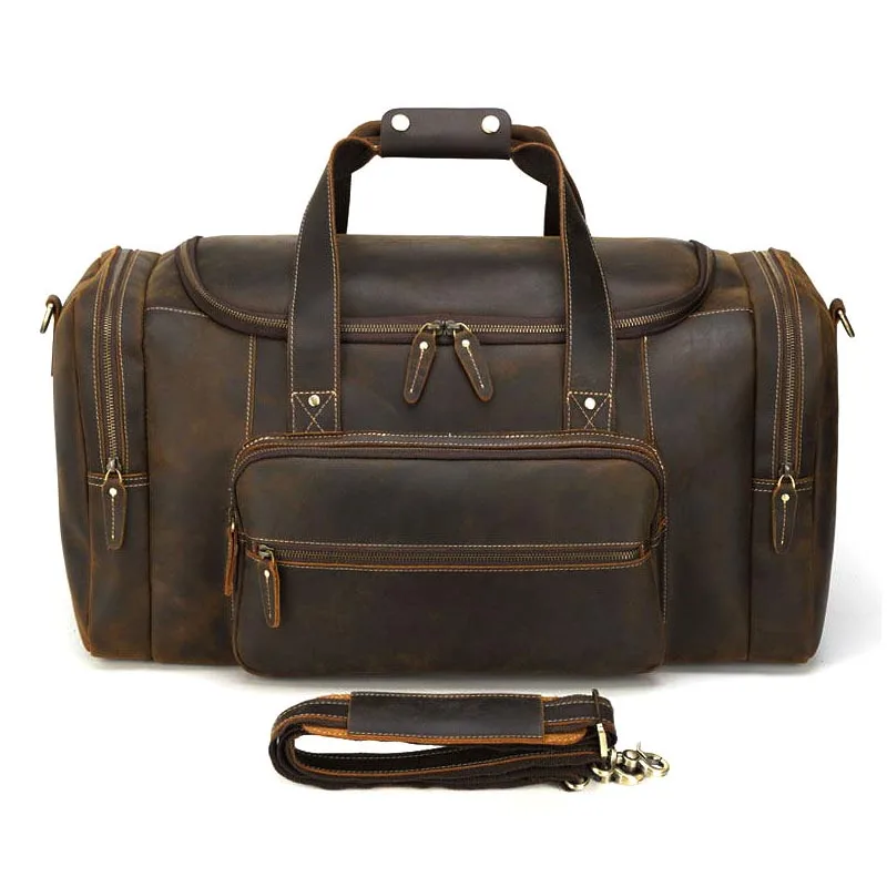 Travel Bag Luufan Crazy Horse Leather Men's 23