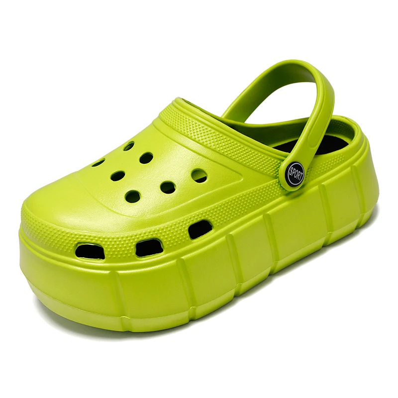 

New 2023 Summer Women Slippers Platform Sandals Outdoor High 5cm Thick Street Beach Slippers Flip Flops Garden Shoes size 36-41