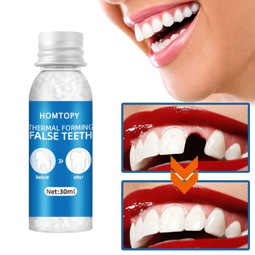 Resin Tooth Repair Glue Shapeable Teeth Gaps Filling Solid Glue Temporary Teeth Repair Falseteeth Safety Dental denture adhesive