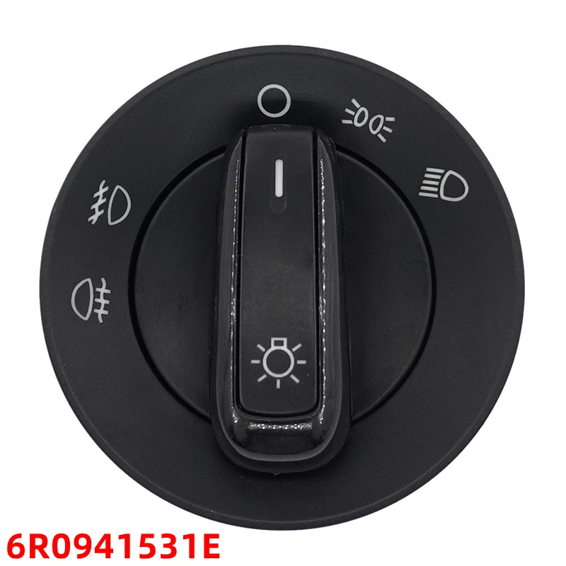 Interruttore Di Controllo Del Faro Dell'Auto Per Vw Polo 6R Up Per Seat Mii 2012 2013 2014 2015 6R0941531E