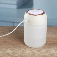 Mini humidificateur d'air USB Portable, diffuseur d'arôme, lumière froide LED, brume de 330ml pour chambre, maison, voiture, purificateur de plantes 6