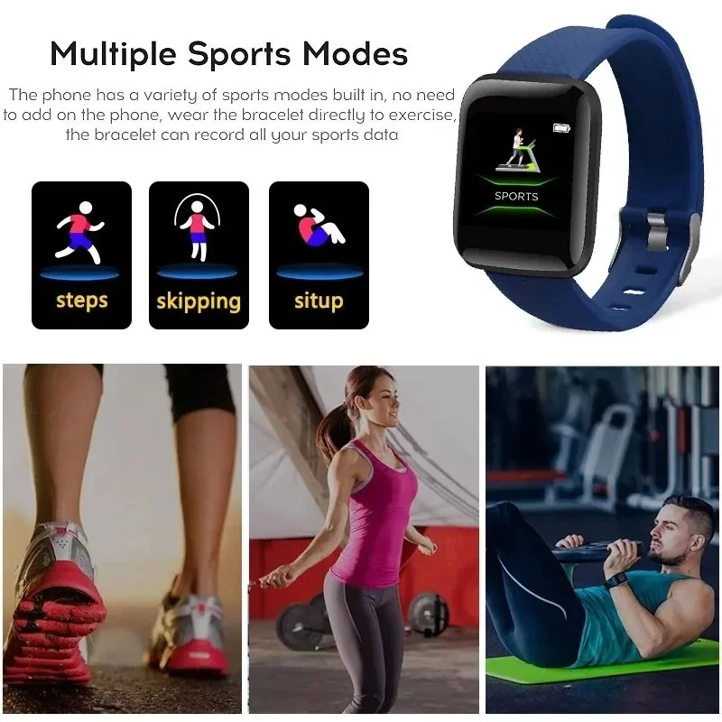 Smartwatch Men Women Kids Watch Electronic Smart Watches D20 Y68 Clock Fitness Monitor Birthday Gift For Xiaomi Huawei Bracelet 3