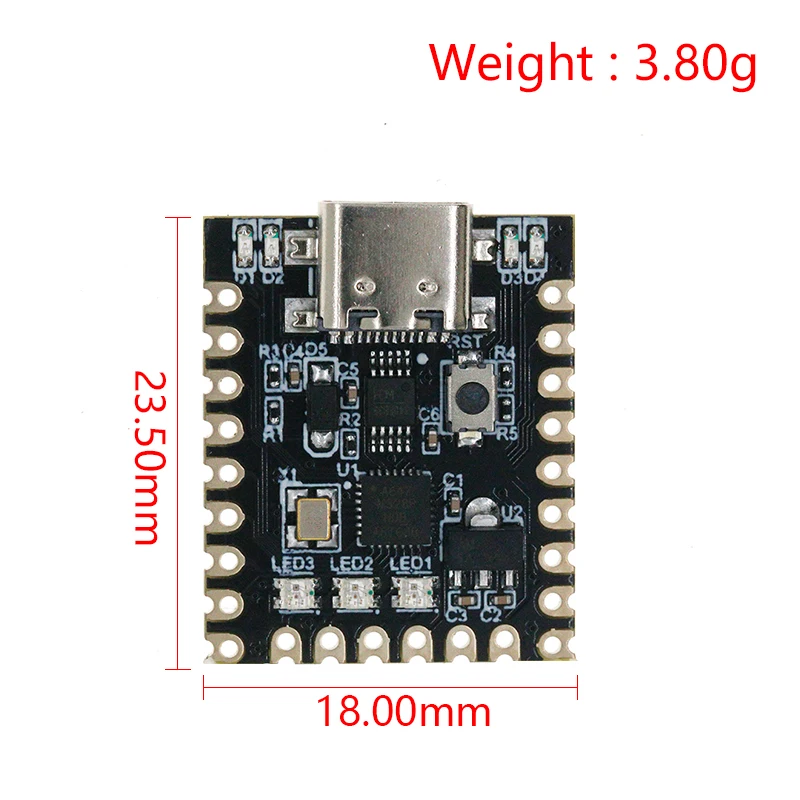 NANO V3.0 / Nano SuperMini Type-C Development Board Atmega328p Chip Ch340 Serial Port For Arduino