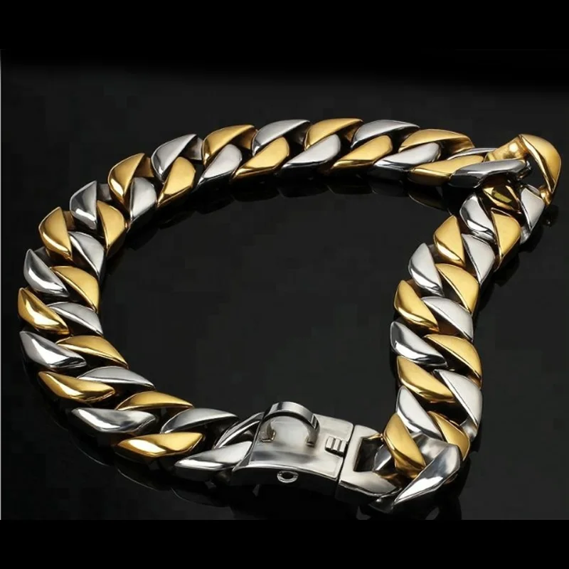 Pmgpet Su Misura Pet Collare Di Cane Grande Cane Collare Guinzaglio Catena 32 Millimetri In Acciaio Inox Bulldog Pitbull Pet Trainning 70/75Cm/80 Cent