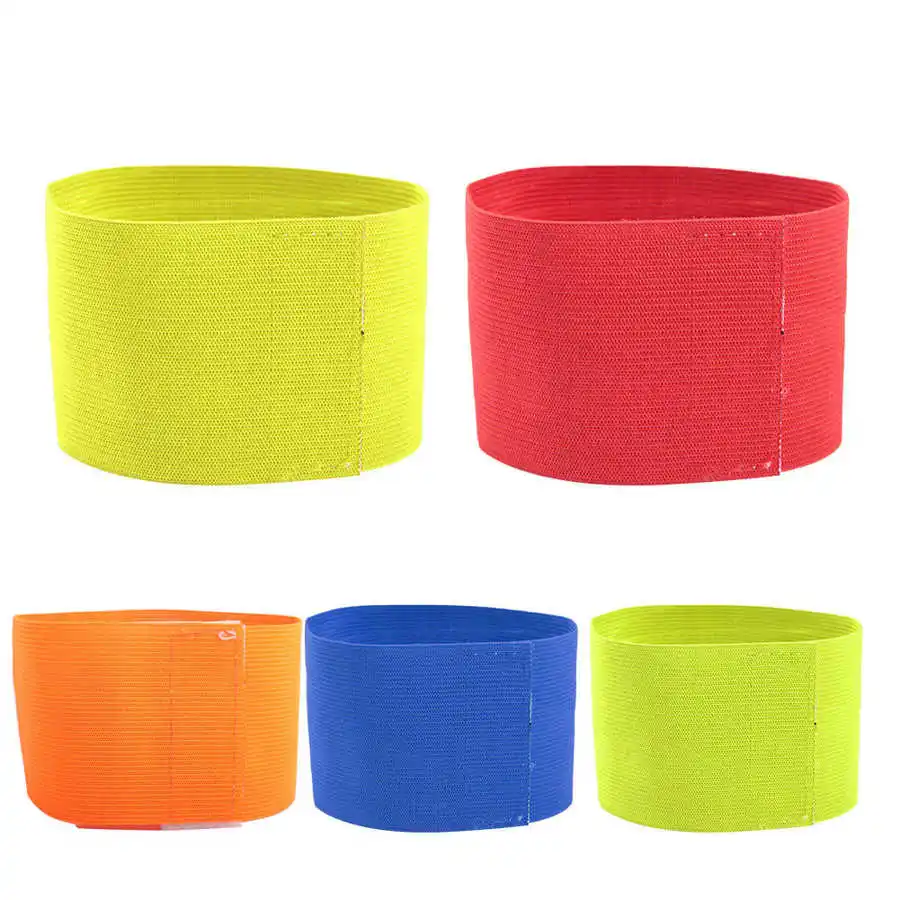 31cm Football Armband 4 Colors Team Sports Groups Soccer Armbands Adjustable Player Bands Boots Sports Armband