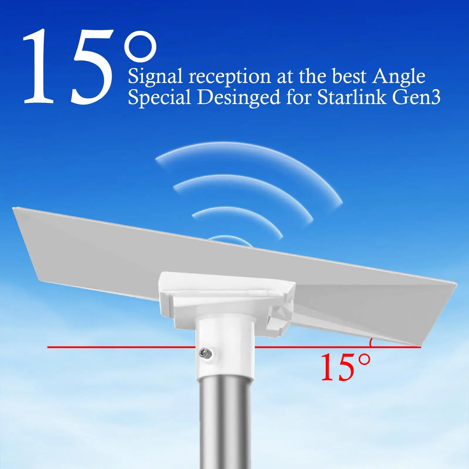 Pipe Adapter Pipe Adapter For Starlink Gen 3 Roof Pole Mount Stand Round Mounting Kit Accessories For Starlink Gen3 V3 Standard Dish
